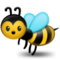Honeybee emoji on Samsung
